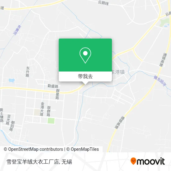 雪登宝羊绒大衣工厂店地图