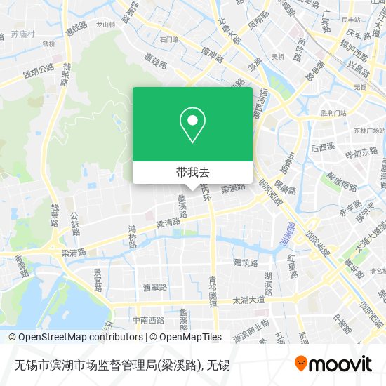 无锡市滨湖市场监督管理局(梁溪路)地图