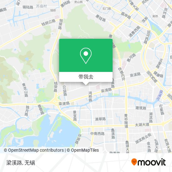 梁溪路地图
