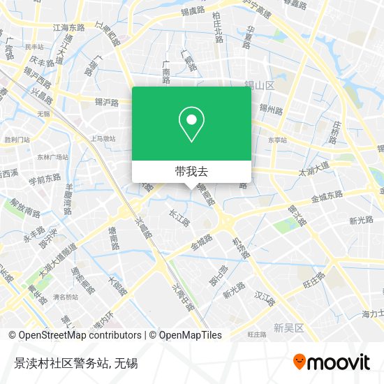 景渎村社区警务站地图