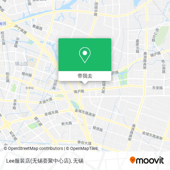 Lee服装店(无锡荟聚中心店)地图