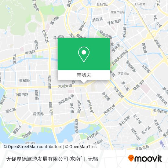 无锡厚德旅游发展有限公司-东南门地图