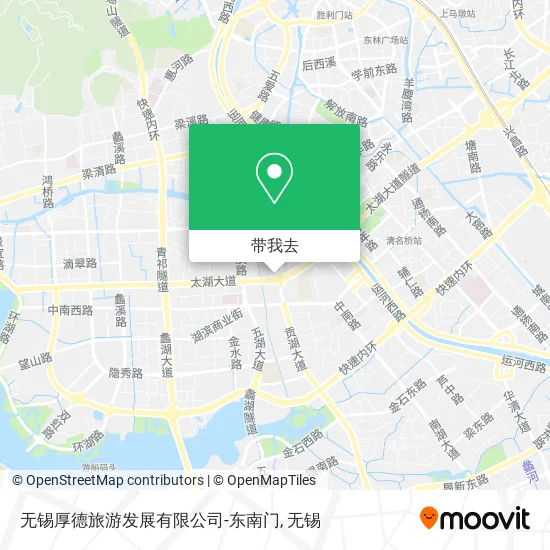 无锡厚德旅游发展有限公司-东南门地图