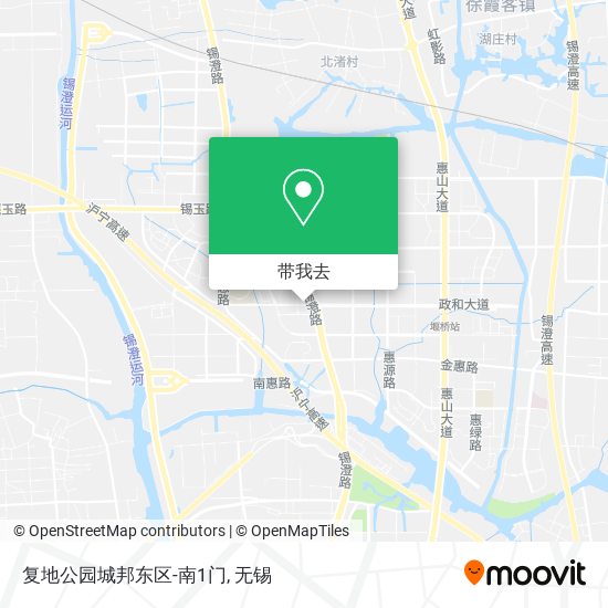 复地公园城邦东区-南1门地图
