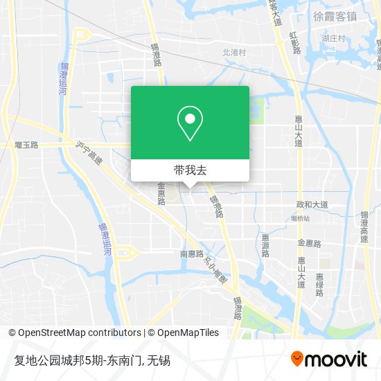 复地公园城邦5期-东南门地图