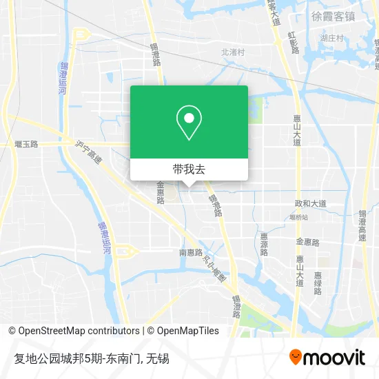 复地公园城邦5期-东南门地图