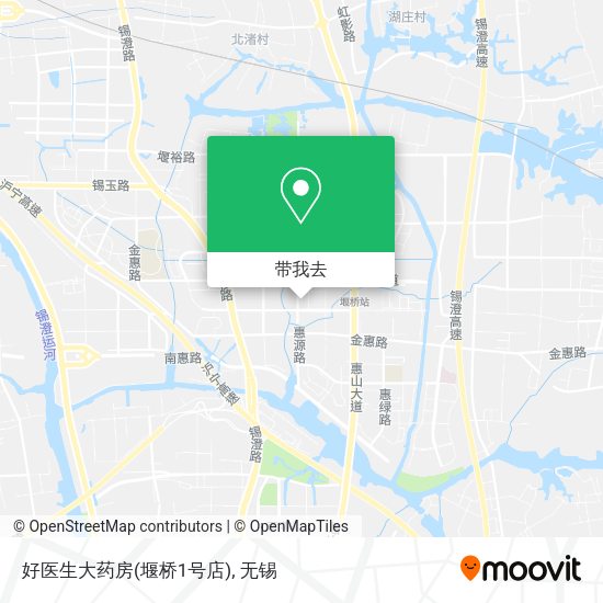 好医生大药房(堰桥1号店)地图