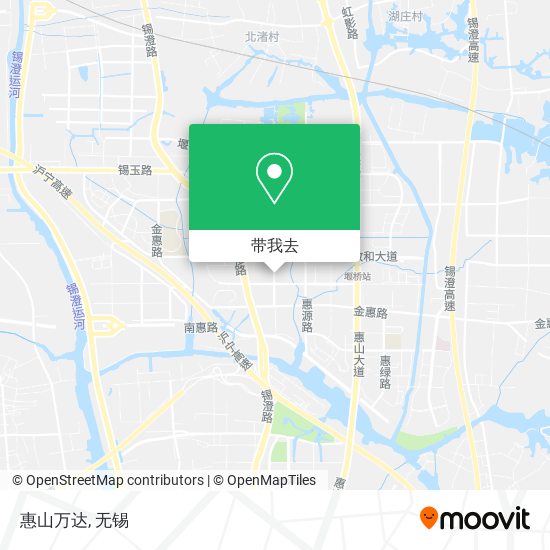惠山万达地图