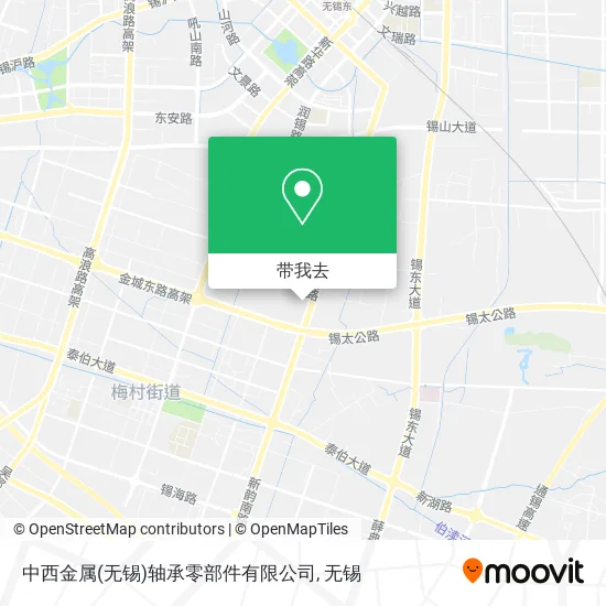中西金属(无锡)轴承零部件有限公司地图