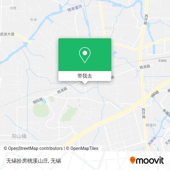 无锡拾房桃溪山庄地图