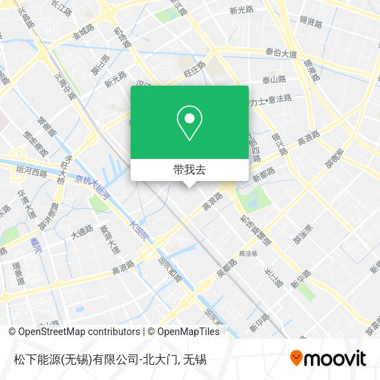 松下能源(无锡)有限公司-北大门地图