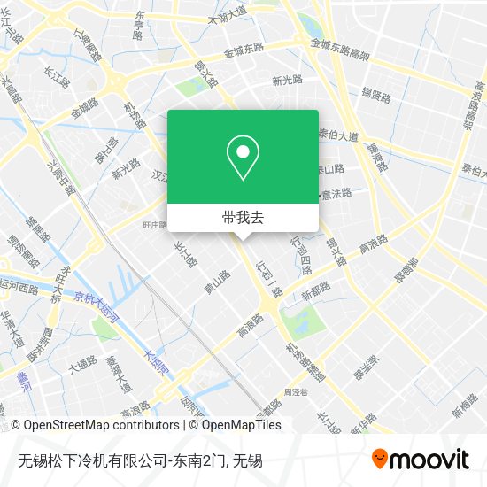 无锡松下冷机有限公司-东南2门地图