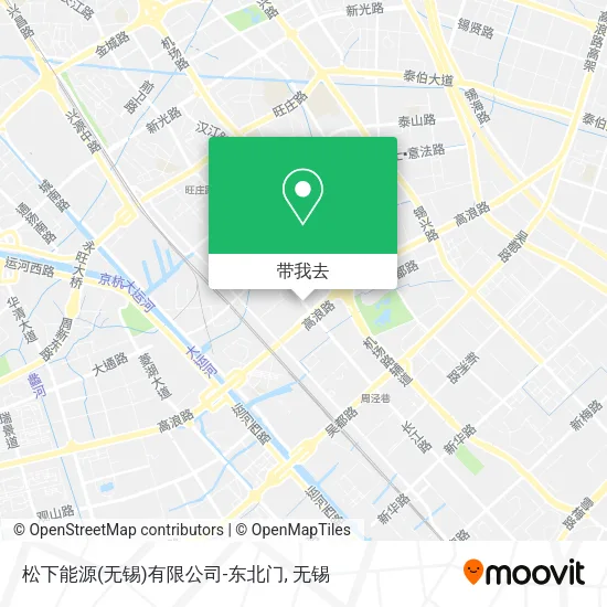 松下能源(无锡)有限公司-东北门地图
