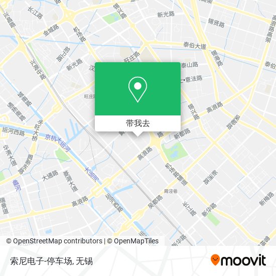 索尼电子-停车场地图