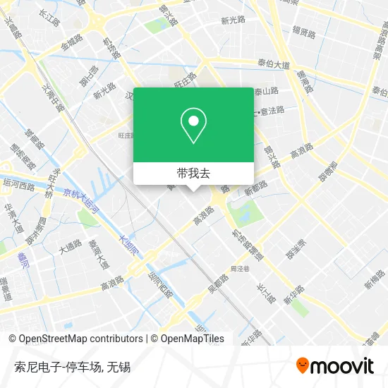 索尼电子-停车场地图