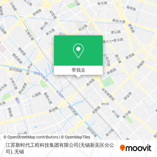 江苏新时代工程科技集团有限公司(无锡新吴区分公司)地图