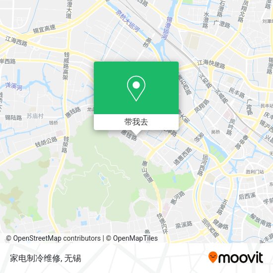 家电制冷维修地图