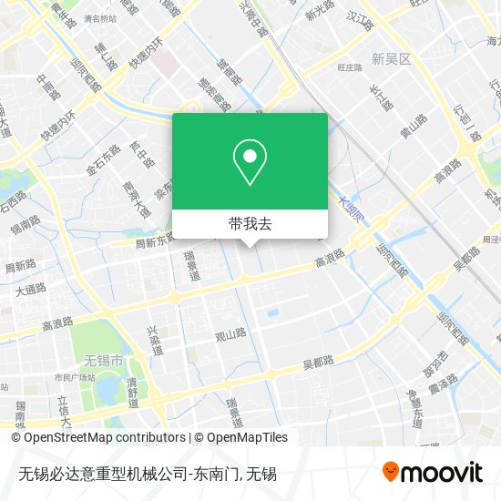 无锡必达意重型机械公司-东南门地图