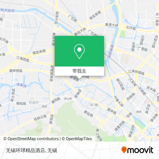 无锡环球精品酒店地图