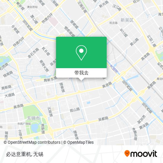 必达意重机地图