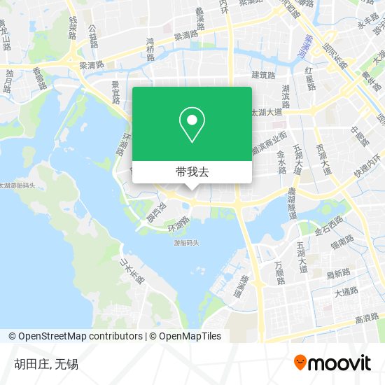 胡田庄地图