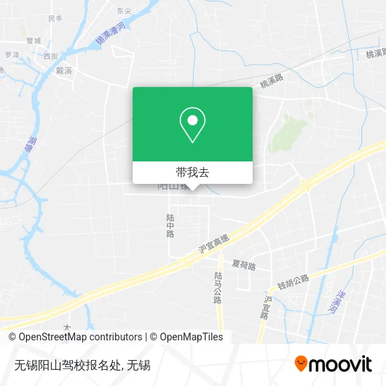 无锡阳山驾校报名处地图