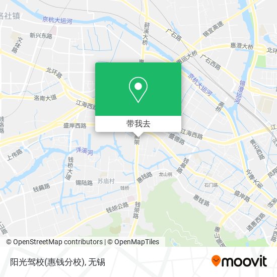 阳光驾校(惠钱分校)地图