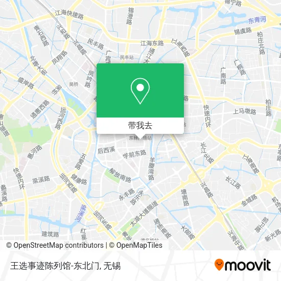 王选事迹陈列馆-东北门地图