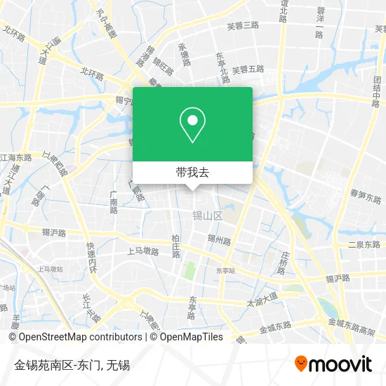 金锡苑南区-东门地图