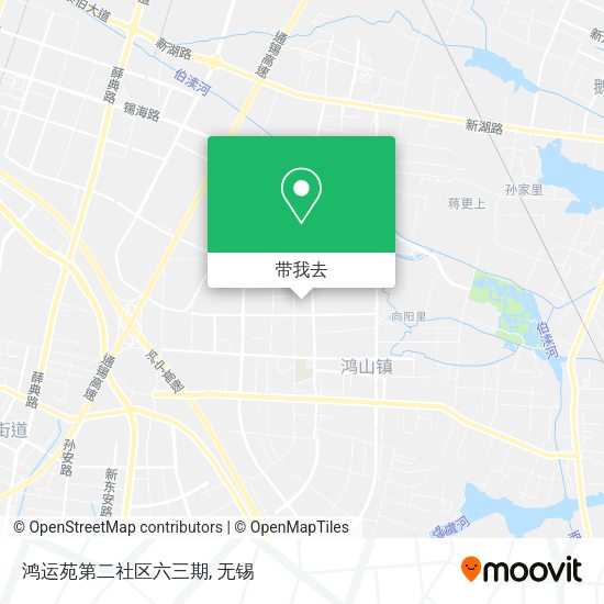 鸿运苑第二社区六三期地图