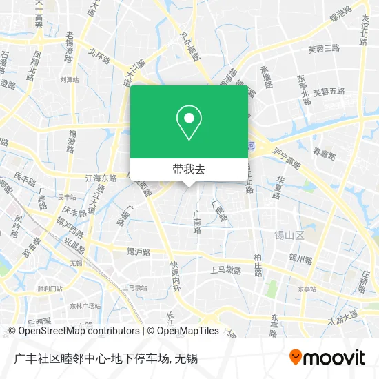 广丰社区睦邻中心-地下停车场地图