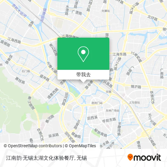 江南韵·无锡太湖文化体验餐厅地图