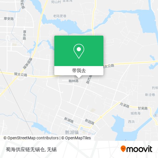 蜀海供应链无锡仓地图