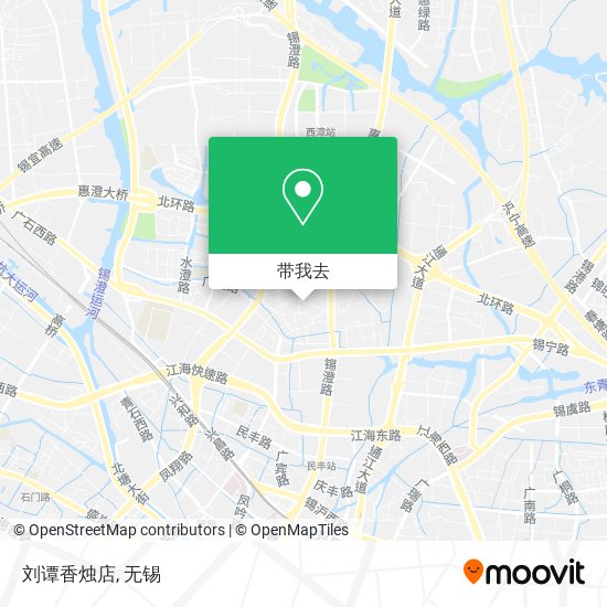 刘谭香烛店地图