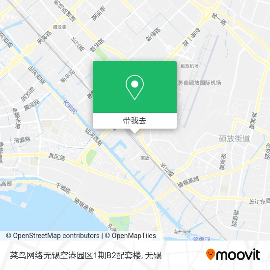菜鸟网络无锡空港园区1期B2配套楼地图