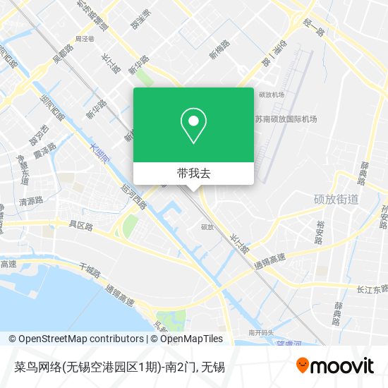 菜鸟网络(无锡空港园区1期)-南2门地图
