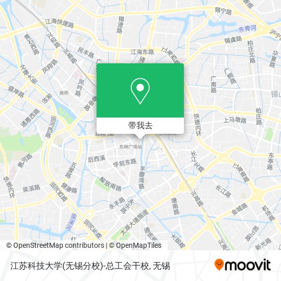江苏科技大学(无锡分校)-总工会干校地图