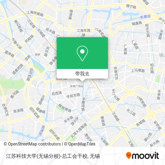 江苏科技大学(无锡分校)-总工会干校地图