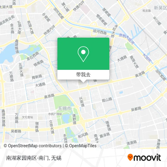 南湖家园南区-南门地图