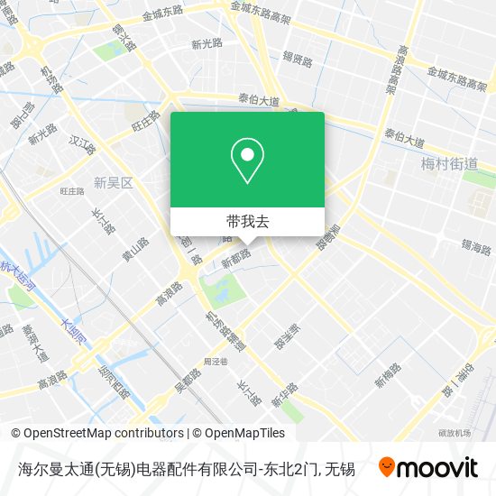 海尔曼太通(无锡)电器配件有限公司-东北2门地图
