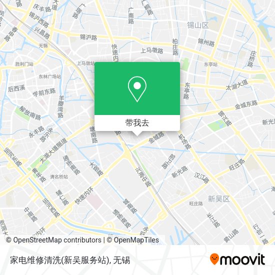 家电维修清洗(新吴服务站)地图