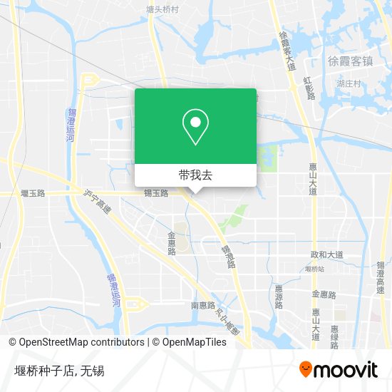 堰桥种子店地图