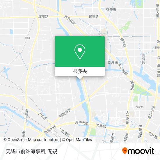 无锡市前洲海事所地图