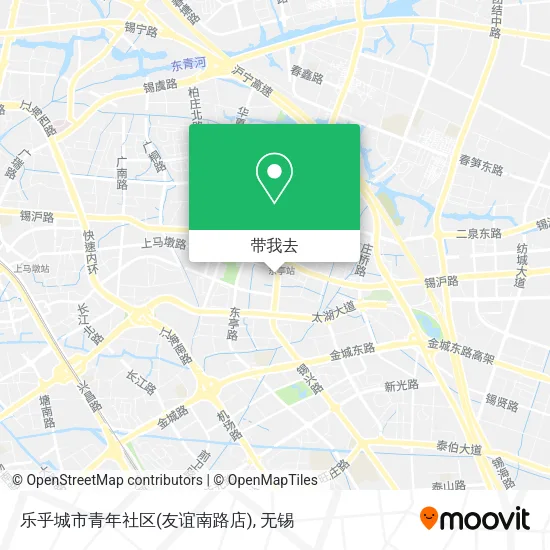 乐乎城市青年社区(友谊南路店)地图