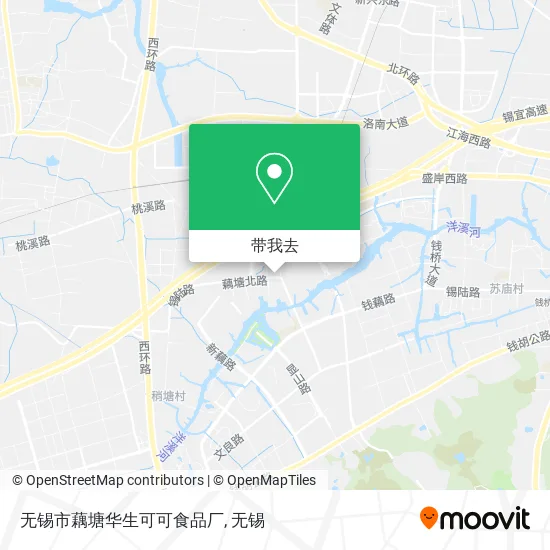 无锡市藕塘华生可可食品厂地图