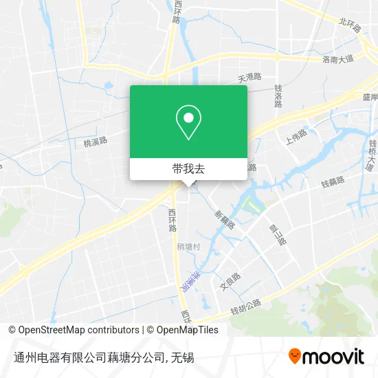 通州电器有限公司藕塘分公司地图