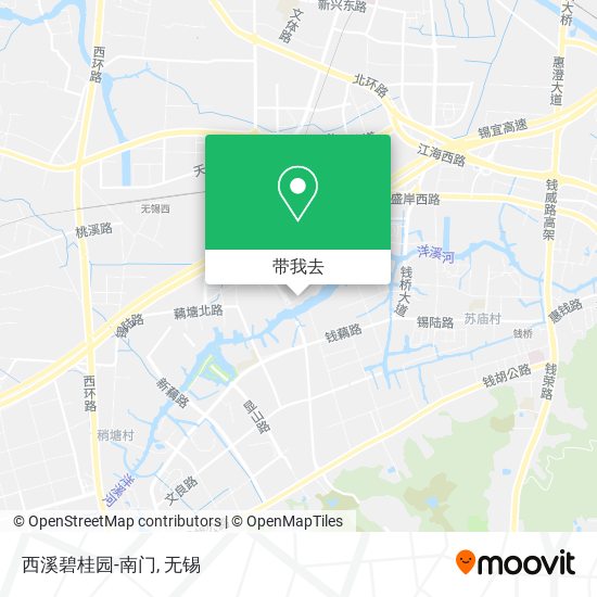 西溪碧桂园-南门地图
