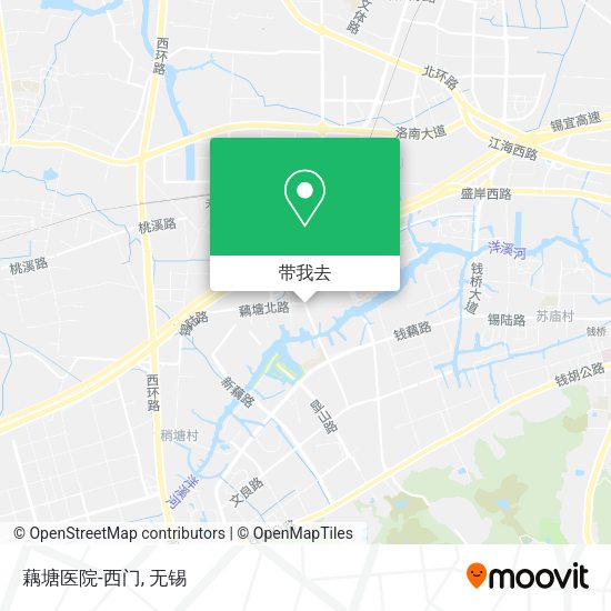 藕塘医院-西门地图