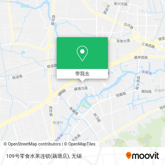 109号零食水果连锁(藕塘店)地图