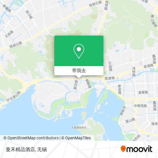 曼禾精品酒店地图